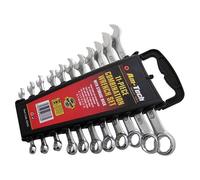 K0425 Combination Spanner Set 11 Pieces 6mm-19mm With Rack Garage Tool By Amtech
