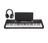 K1+ 61-Note Key-Lighting Keyboard with Bluetooth by Gear4music Headphone Pack