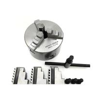 K11 100 3-Jaw Lathe Chuck Manual Self-Centering Metal K11-100 Lathe Chuck with 3 Jaws Machine Tools Accessories