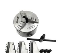 K11 100 3-Jaw Lathe Chuck Manual Self-Centering Metal K11-100 Lathe Chuck with 3 Jaws Turning Machine Tools Accessories