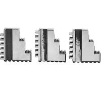 K11 100 Inal Jaw, Lathe Chuck Jaw, 20CrMnTi Strength Chuck for Lathe, 3 Pcs Replacement with Compact for K11 100. Optimized for Woodturning, Spindle Crafting and Professional Workshop Lathe Operati...
