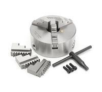 K11-160 6" inch Self-Centering 3 Jaw Lathe Chuck with Two Sets of Jaws Semi-Steel Grinding Machine