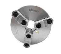 K11-160A 3 Jaw 6'' Hardened Steel Lathe Chuck Self-Centering + Mounting Bolts + Safety Chuck Key for Drilling Milling Hine