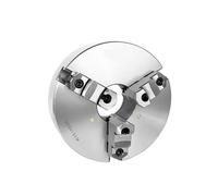 K11-160A 3-Jaw Self-Centering Lathe Chuck, Outer Diameter 160mm, Through Hole 45mm, with Adjustable Handle