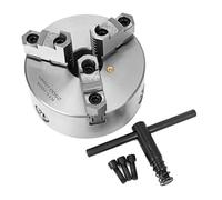 K11 160A 3-Jaw Self-Centering Manual Lathe Chuck with Reversible Separate Jaws, High Precision for CNC Lathes and Milling Machines Metal Turning