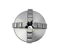 K11-160mm K12-160mm 4 Jaw Manual CNC Chuck Self-Centering Four Jaws Accessories(K11-160mm)