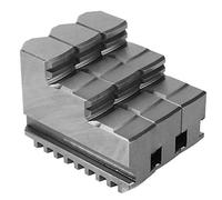 K11-200 Chuck Jaw, 3 Pcs Internal Jaw 20CrMnTi CNC Machine Tool Lathe Chuck Internal Jaw Fit For K11-200 8in