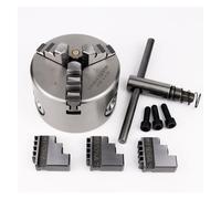 K11-80 3 Jaw Self-Centering 80mm(3.15 ft) Lathe Manual Scroll Chuck, for Mini Mechanical Lathe with Harden Steel for Wood Process