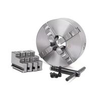 K11-80 3 Jaws 1PCS Manual Lathe Chuck with Turning Machine Tools Accessories Lathe Chuck Self-Centering Metal K12-80 4-Jaw(K12-80)