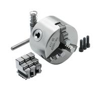 K11-80 3 Jaws Manual Lathe Chuck with Tools Accessories K11 80 3-Jaw Lathe Chuck Self-Centering Metal