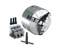 K11 Lathe Chuck 3 Jaws Manual Self-Centering K11-80 K11-100 K11-125 K11-130 K11-160 with Machine Tools Accessories(K11-100)