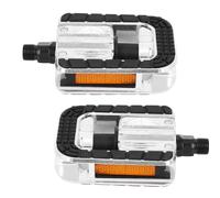 K1155 Bike Folding Pedal, Pedal with Anti - Skid Design, 180° Bidirectional Foldable Pedal for Mountain Road Folding Bikes, Includes Reflective Strips and Sealed
