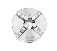 K12-250 250mm 4-Jaw Self-Centering Lathe Chuck, Through Hole 80mm