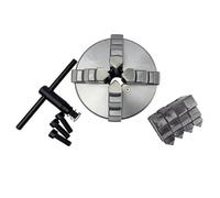K12 4 Jaws Manual Lathe Chuck 80mm - 250mm with Machine Tools Accessories 4-Jaw Self-Centering Metal(K12-250)