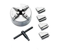 K12 80 100 125 160 200 250 130 Lathe Chuck 100mm Sanou Four Jaw Self-Centering 4'' Scroll for Small L Lathe Accessories(K11-80)