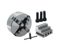 K12 Lathe Chuck 4 Jaw Self-Centering Manual K12-80 K12-100 K12-125 K12-130 K12-160 with Machine Tools Accessories(K12-125)