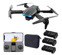 K12 Mini Drone with Camera 1080P, Brushless Motor Drones, 3x Batteries 60+mins Flight time, Obstacle Avoidance, Headless Mode, Foldable Design, One Key Take Off