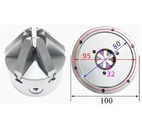 K13-100 Scroll Chuck 100mm Lathe Chuck 6 Jaw Lathe Chuck Manual Metal Chuck for Mini Lathe