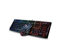 K13 RGB Backlit USB Gaming Keyboard & Optical 2400 DPI Mouse Combo Set