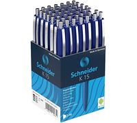 K15 Ball Point Pen Steel Clip Blue Pack of 50