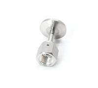 K16 KF25 KF40 KF50 to 1/4" 3/8" 1/2" VCR Male Female SUS Pipe Fitting Adapter Coupler Union Connector(KF50_1/4")