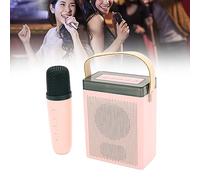 K16 Mini Karaoke Machine,BT 5.3 Retro Bluetooth Speaker Home Party Karaoke Speaker With Stereo Sound Vintage Decor For Home Portable Speaker For Travel Party Home Office (3)