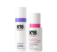 K18 Biomimetic Hairscience Airwash and Heatbounce Bundle