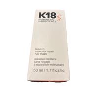 K18 Biomimetic Hairscience Leave-in Molecular Repair Hair Mask New 50ml Rrp £70