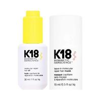 K18 Bundles Duo: Molecular Repair Hair Oil & Biomimetic Hairscience Leave-In Molecular Repair Hair Mask 30ml & 15ml
