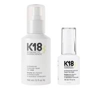 K18 Hair Mist Molecular Repair & Hair Mist (150ml & 30ml) in White