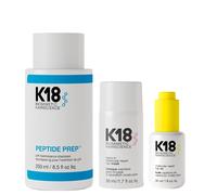 K18 Peptide Prep PH Shampoo 250ml, Leave-In Molecular Repair Hair Mask