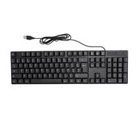 K1800 Minority Language Keyboard 104 Keys 4.9ft Cable Ergonomic Design USB Wired Gaming Keyboard for Office Wired Keyboard and Mouse Combos (French AZERTY Layout)