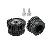 K1C Extruder K1 Gear All Metal Filament Drive Fit for Max Nickel Plated DLC Coating High Hardness Wear(1set Black)
