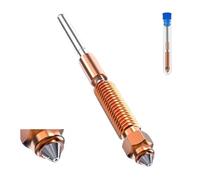 K1C Nozzles,Unicorn Quick-Swap Nozzle 0.2/0.4/0.6/0.8/1.0mm Copper Alloy and Hardened Steel Nozzle High temperature resistant Nozzles For Ender-3 V3 K1C K1 Max 3D Printer (0.2mm)
