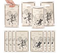 K1tpde Western Cowboy Goodies Bags - 50PCS First Rodeo Bachelorette Party Favor Gift Bags Bulk with Handle for Kids, Cowboy Ranch Western Birthday Party Decoration Wild West Baby Shower Supplies