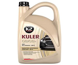 K2 Antifreeze Ready Mix/G12/G12 PLUS LONG LIFE Coolant - Antifreeze Coolant, Red (35Â ° C, suitable for all Vehicles 5L
