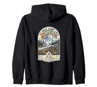 K2 Base-Camp-Trek Pakistan - Karakoram-Mountain Hiking Zip Hoodie