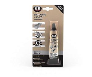 K2 Black High Temp Silicone + 350 C (21g) Safe for Lambda Oxygen Sensors Wide use in Motorization Resistant to: Oils Greases Coolants Replaces Seals as Cork Paper Felt Asbestos&Rubber