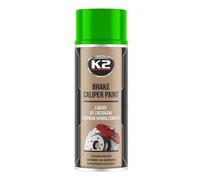 K2 BRAKE CALIPER PAINT GREEN HIGH GLOSS Heat 260°C Resistant Spray Lacquer 400mL