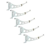 K2 C8043 Gutter Brackets 127mm - Pack of 5 Heavy Duty and Lightweight Snap-On Guttering Clips - UV Resistant Weatherproof Mounting Brackets for Conservatory Roof & Outdoor Drainage Systems