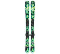 K2 - Freestyle skiing Pack - Omen JR + Fdt 7.0 Set + L Plate 2026 in Wood - Kid Size 149 cm 149 cm