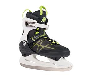 K2 Skate Alexis Ice Skate, Gray_Green, 5 UK