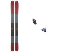 K2 - Ski touring bindings - Touring ski set Wayback 89 W 2024 for Women in Aluminium - Red Red 153 cm.160 cm.167 cm