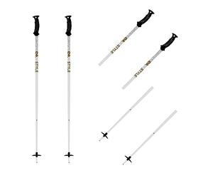 K2 Skis STYLE COMPOSITE, Women’s ski pole, white, 120 cm - 10G3011.1.1.120