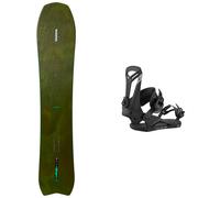 S Burton Mens Mission Re:Flex Snowboard Bindings Black Size