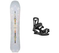 Burton - Snowboard Bindings - Genesis Black for Men in Nylon - Size S Black