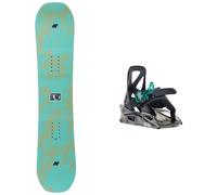 K2 Snowboard - Snowboard Bindings - Pack Lil Kat 2025 - Blue Blue M.S.XS