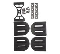 K2 Snowboard - Splitboard Binding Accessory - Splitboard Canted Channel Puck Set - Pair - Black Black