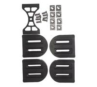K2 Snowboard - Splitboard Binding Accessory - Splitboard Canted Channel Puck Set - Pair - Black Black one size