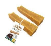 K2 Yak Chews 100% Natural Long Lasting Dog Treats Turmeric Flavour Medium Chew 70-80g Pack of 2